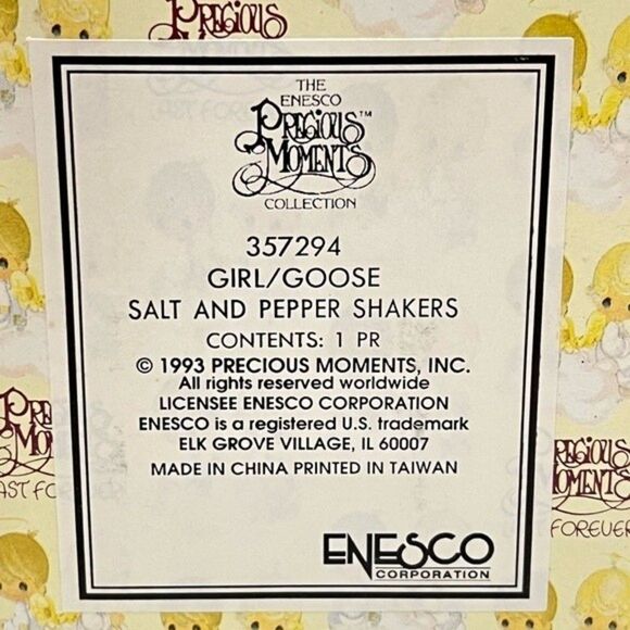 Precious Moments Girl Salt Shaker #357294 with original box - Picture 10 of 12